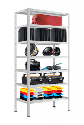 Стеллаж СТФ 2000х1000х300 мм 7 полок