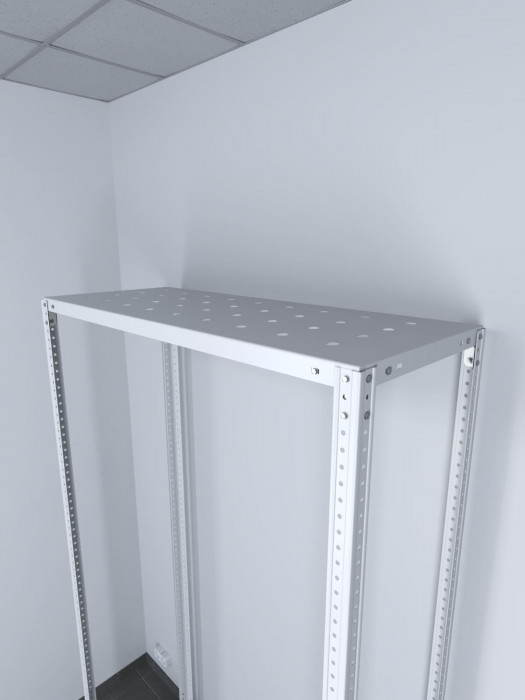 Стеллаж ТС Лайт 2000х700х400 с 2 перфорированными полками