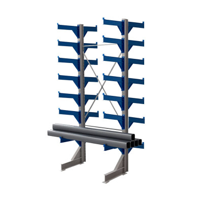 Стеллаж консольный двухсторонний КТр 4000х1740х2200 (1000) 7 ярусов