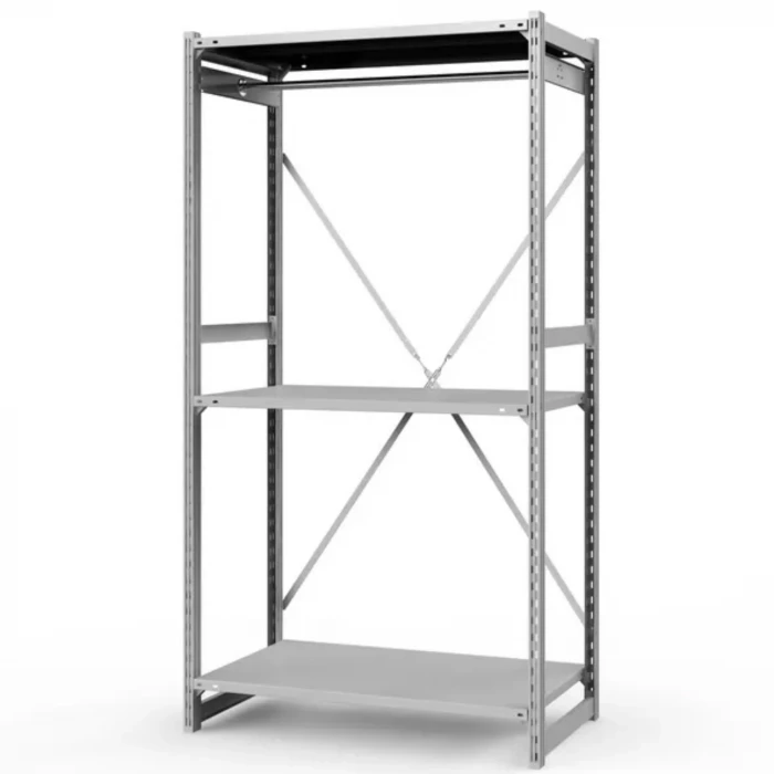 Стеллаж металлический ГТС Универсал, 2000x1000x500 мм.Штанги: 1шт. Полки: метал. усил. 3 шт. (ТСУ 20100532ш1)