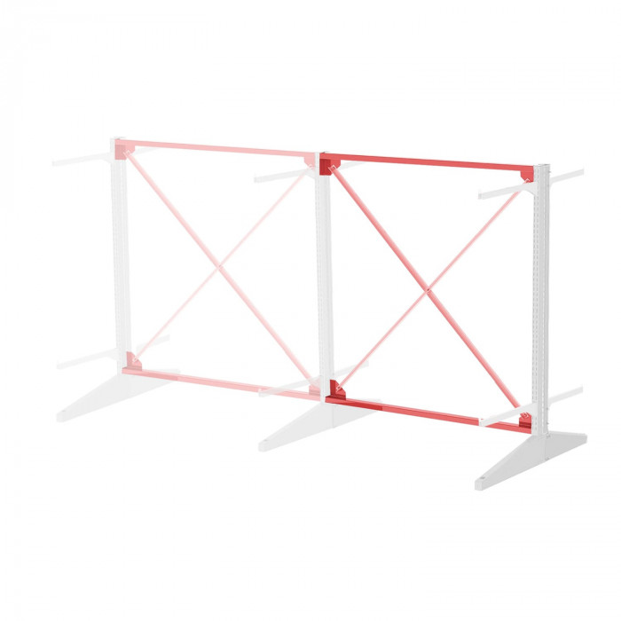 Стеллаж консольный двухсторонний Sortex 1920х1587х1280 2 яруса ДС