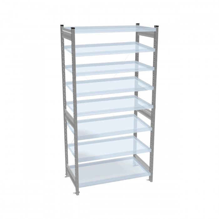 Стеллаж СТ-031 цинк 2279х1000х800 8 полок до 200 кг