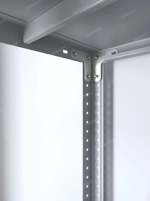 Стеллаж угловой МС 1500х1300х1300/400 мм 4 яруса