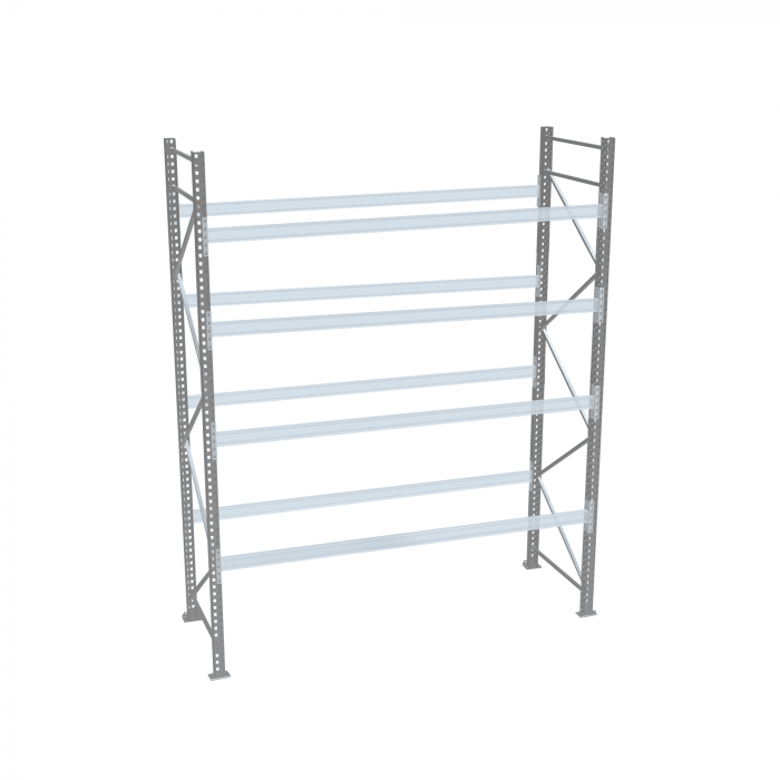 Стеллаж палетный ДиКом СП 5500х3300х1000 с 4 ярусами до 2200 кг / до 700 кг на паллет П-110