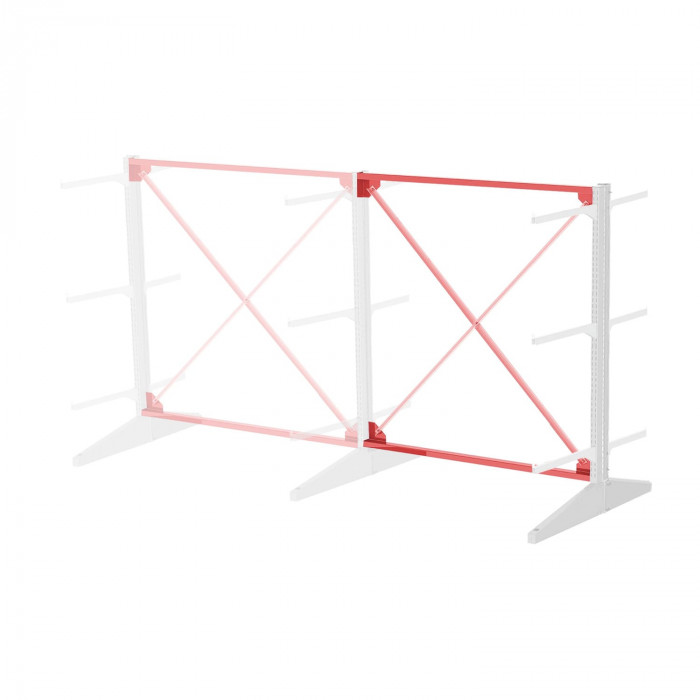 Стеллаж консольный двухсторонний Sortex 1920х1587х1280 3 яруса ДС