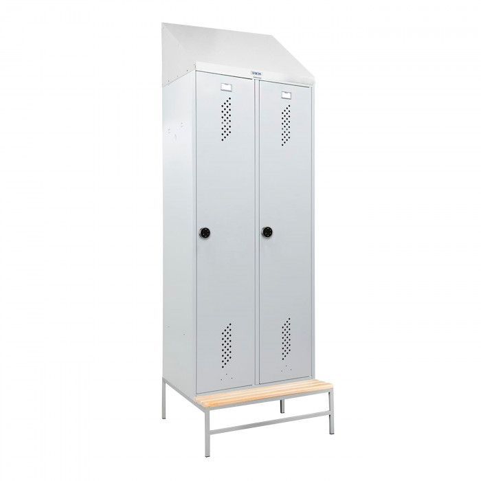 Шкаф LS-K-780 EL на скамье-подставке + наклонная крыша