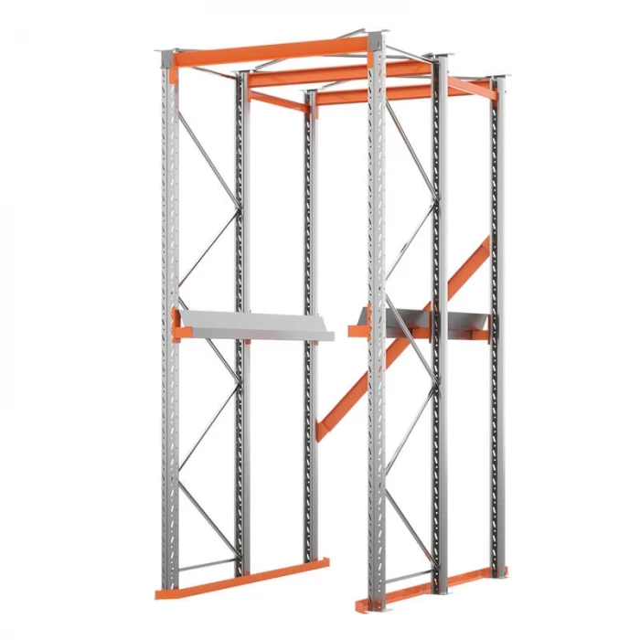 Стеллаж набивной паллетный 3500х1580х1800 мм 1 ярус