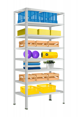 Стеллаж СТФЛ 1068-1,8 1800х1000х600 мм 8 полок