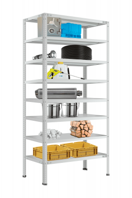 Стеллаж МС-900 2000х1000х400 мм 8 полок