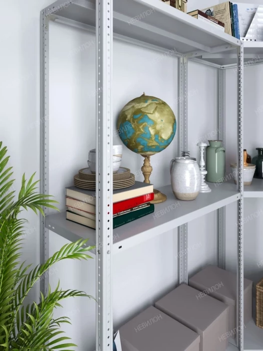 Стеллаж угловой МС 1500х1700х1700/500 мм 3 яруса