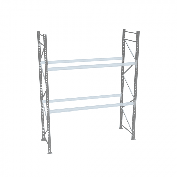 Стеллаж палетный ДиКом СП 3000х1800х1000 с 2 ярусами до 4000 кг / до 2000 кг на паллет П-90