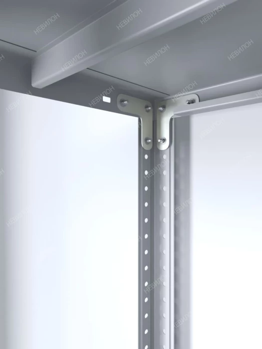 Стеллаж угловой МС 2000х1800х1800/600 мм 4 яруса