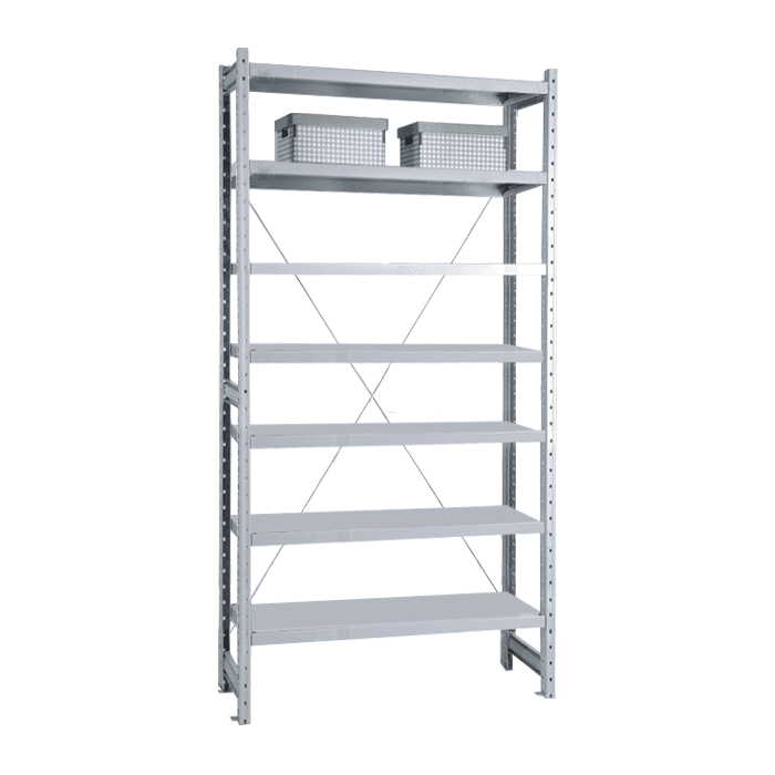 Стеллаж СКУ 2485х1266х400 с 7 полками ДС