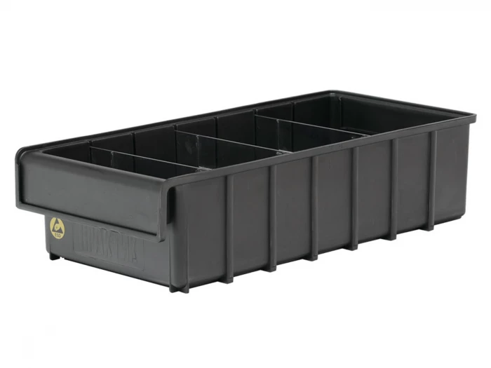 Стеллаж с 15 ящиками и 6 полками 1600х700х400