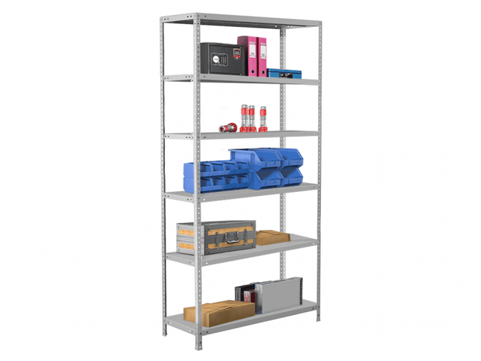 Стеллаж MS Standart 2550х700х400 c 6 полками