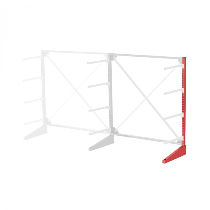 Стеллаж консольный односторонний Sortex 1920х1587х720 4 яруса ДС