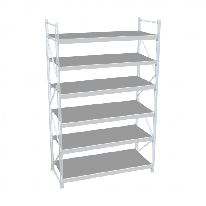 Стеллаж СТ-051 2500х1500х650 с 6 ярусами