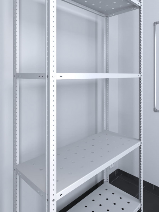 Стеллаж ТС Лайт 2200х1200х300 с 5 перфорированными полками