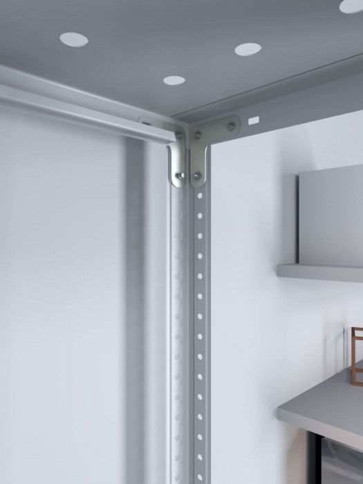 Стеллаж ТС Лайт 2000х1200х800 с 2 перфорированными полками