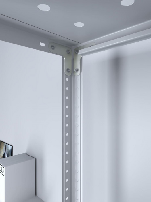 Стеллаж ТС Лайт 2200х1000х800 с 6 перфорированными полками