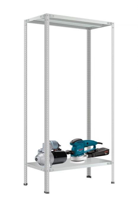 Стеллаж Титан МС-750 500х1000х800 мм 2 полки