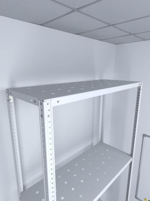 Стеллаж ТС Лайт перф. 2500х700х300 4 полки