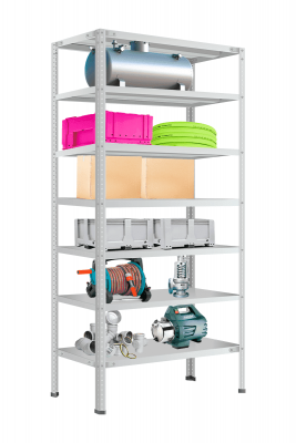 Стеллаж МС-900 1800х1000х300 мм 7 полок