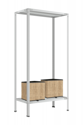 Стеллаж Титан МС-500 1500х700х500 мм 2 полки