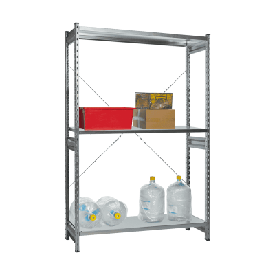 Стеллаж СТ-031 цинк 2491х1000х800 3 полки до 300 кг