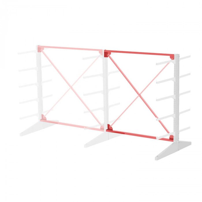 Стеллаж консольный двухсторонний Sortex 1920х1587х1280 5 яруса ДС