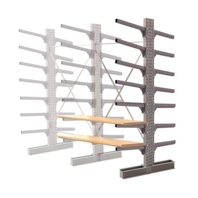 Стеллаж консольный двухсторонний КЛр 2500х1634х1300 (600) 7 ярусов ДС