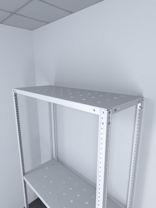 Стеллаж ТС Лайт 1500х1000х600 с 3 перфорированными полками