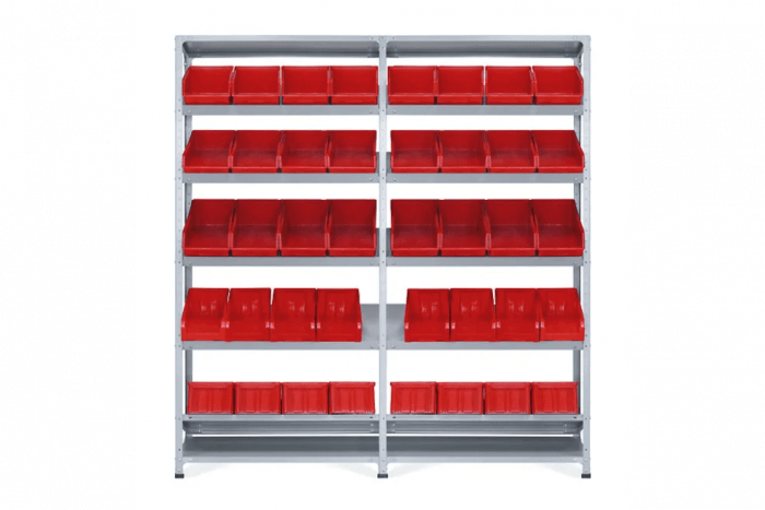 СТ-012 Стеллаж наклонный ДиКом доп. ESD 5 ярусов