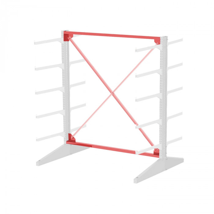 Стеллаж консольный двухсторонний Sortex 1920х1634х1280 5 ярусов