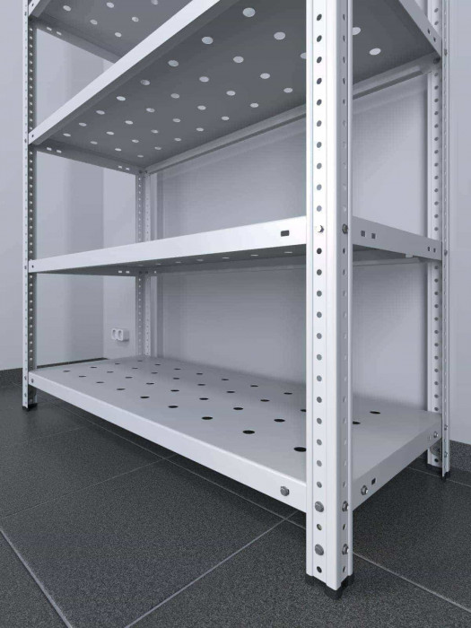Стеллаж ТС Лайт 2000х1000х600 с 6 перфорированными полками
