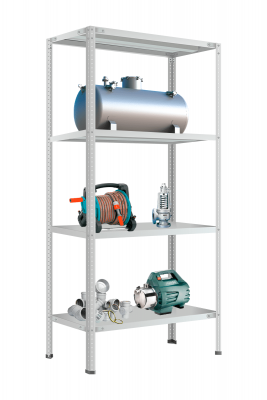 Стеллаж МС-900 3000х1000х300 мм 4 полки