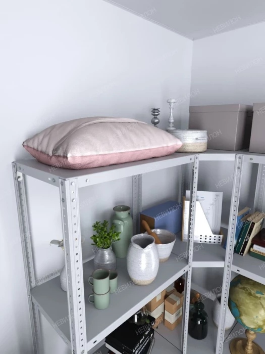 Стеллаж угловой МС 1800х1300х1300/400 мм 4 яруса