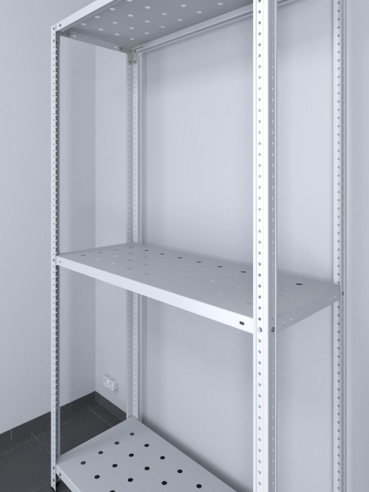 Стеллаж ТС Лайт 2000х1000х300 с 3 перфорированными полками