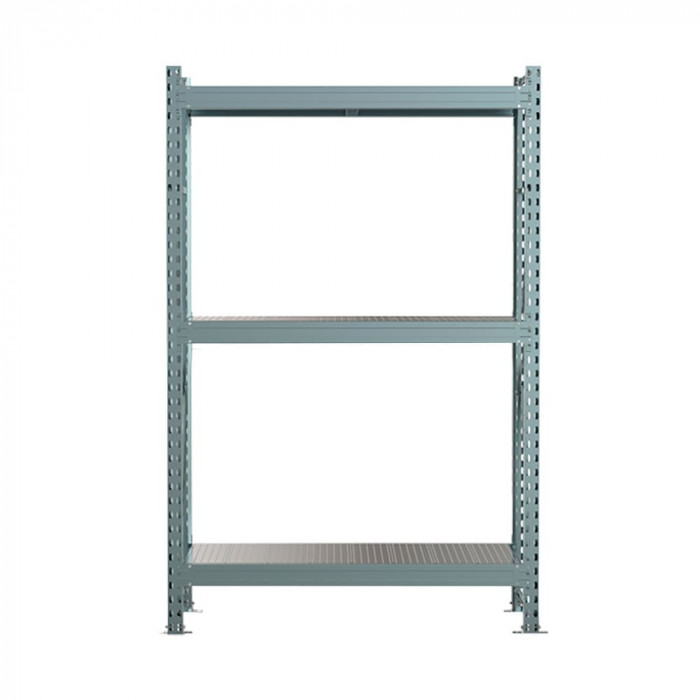 Стеллаж SGR-V 2500х2100х1000 3 яруса (рамы, балки, настил - цинк) ОС