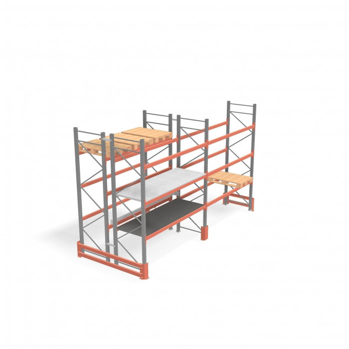 Стеллаж паллетный фронтальный дополнительный ДиКом СП-200-01