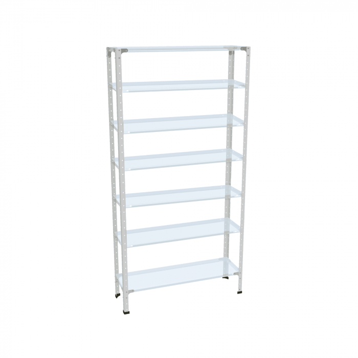 Стеллаж СТ-012 2500х700х500 с 7 цинк полками до 140 кг