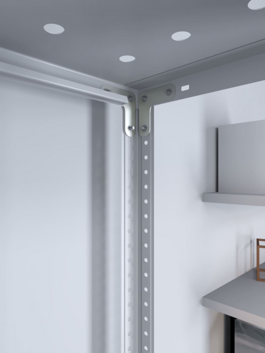 Стеллаж ТС Лайт 2000х1200х600 с 3 перфорированными полками