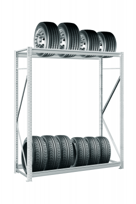 Стеллаж для колёс MS Pro Z 3000х2700х500 мм 2 яруса