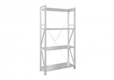 Стеллаж металлический MS U 3000х700х300 4 полки сплошные до 300 кг