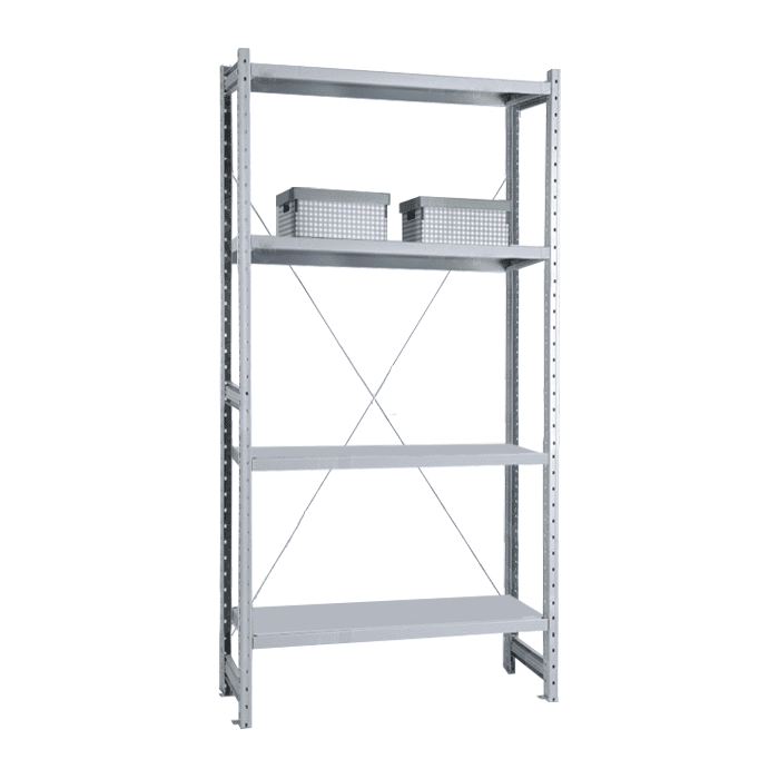 Стеллаж СКУ 2485х1266х500 с 4 полками ДС