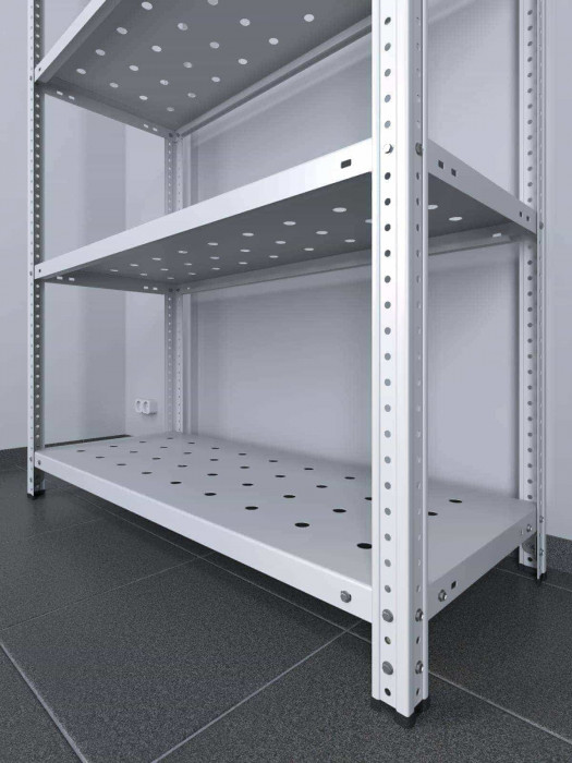 Стеллаж ТС Лайт 1500х1000х600 с 5 перфорированными полками