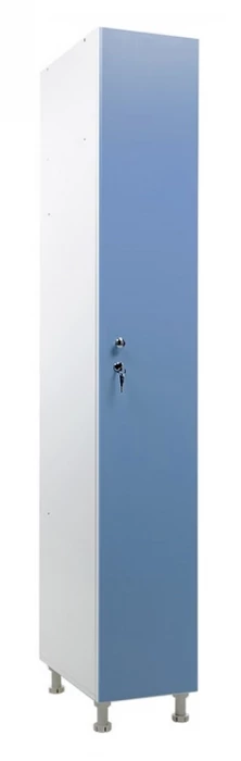 Шкаф для раздевалок WL 11-30 голубой/белый S35599615338
