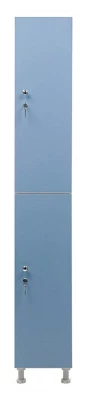 Шкаф для раздевалок WL 12-30 голубой/белый S35599625338
