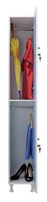 Шкаф для раздевалок WL 12-30 голубой/белый S35599625338