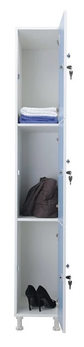 Шкаф для раздевалок WL 13-30 голубой/белый S35599635338